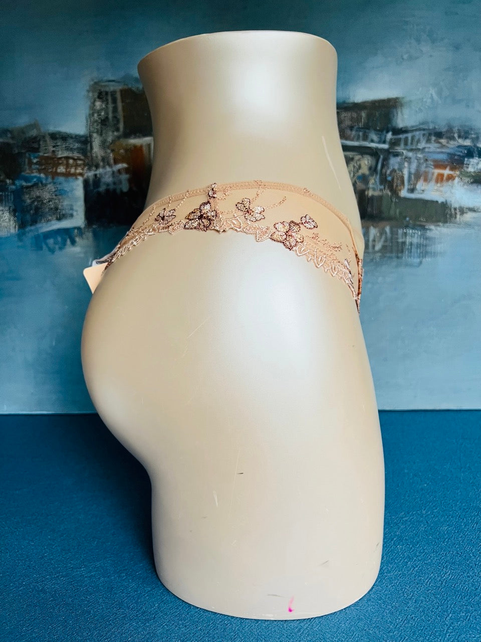 Culotte tanga (beige) - LODGE EN FLEURS - Lise Charmel