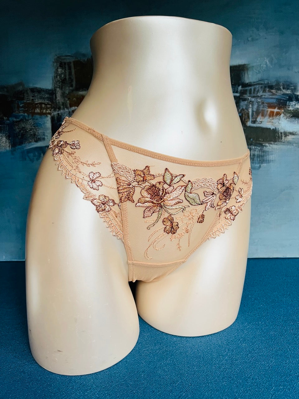 Culotte italienne (beige) - LODGE EN FLEURS  - Lise Charmel
