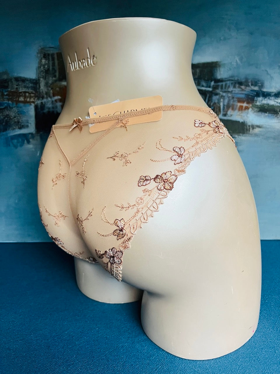Culotte italienne (beige) - LODGE EN FLEURS  - Lise Charmel