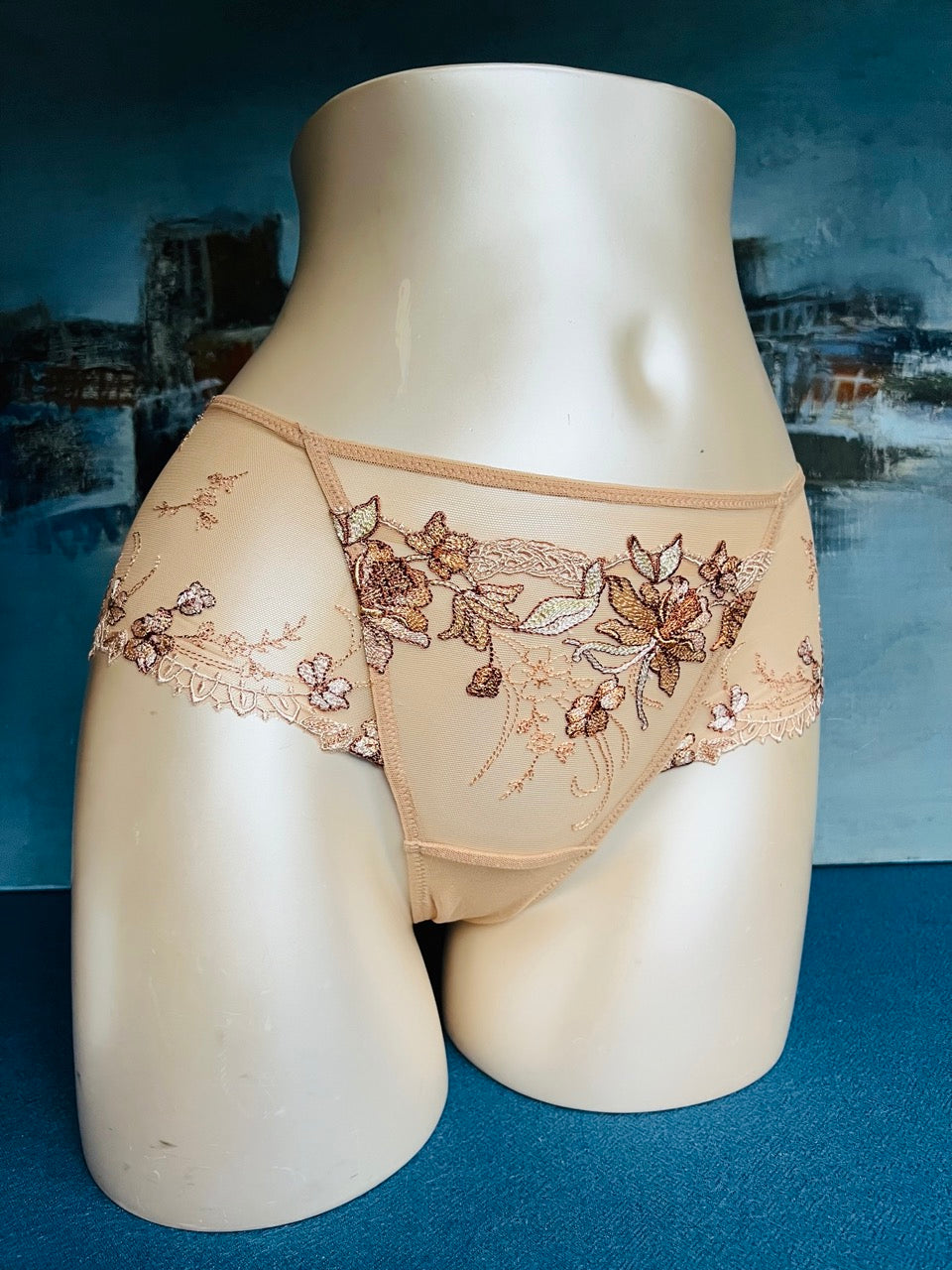 Culotte shorty (beige) - LODGE EN FLEURS - Lise Charmel