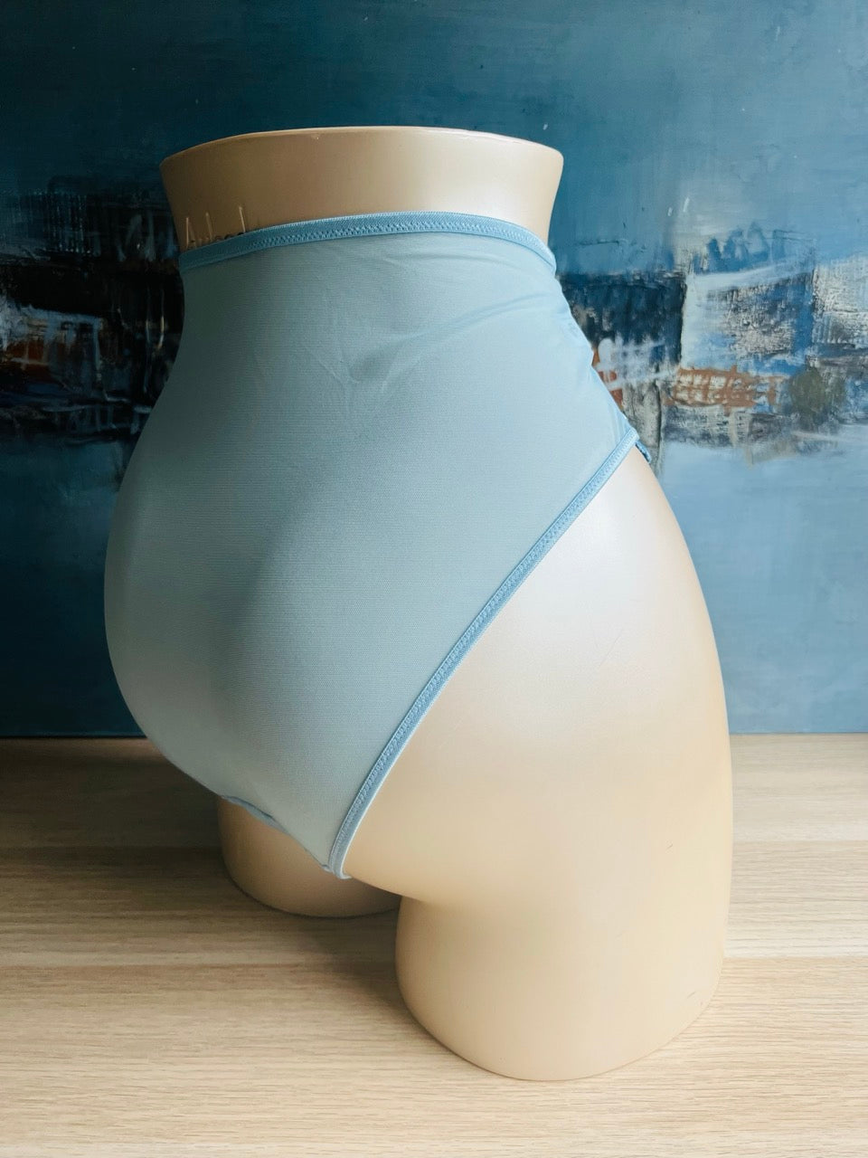 Culotte slip haut - SAMARA (bleu) - Simone Pérèle