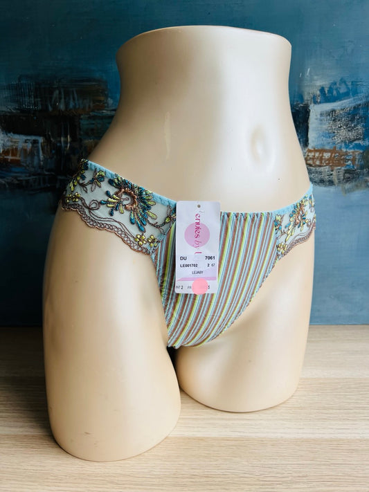 Culotte tanga - JAKARTA (bleu) - Lejaby