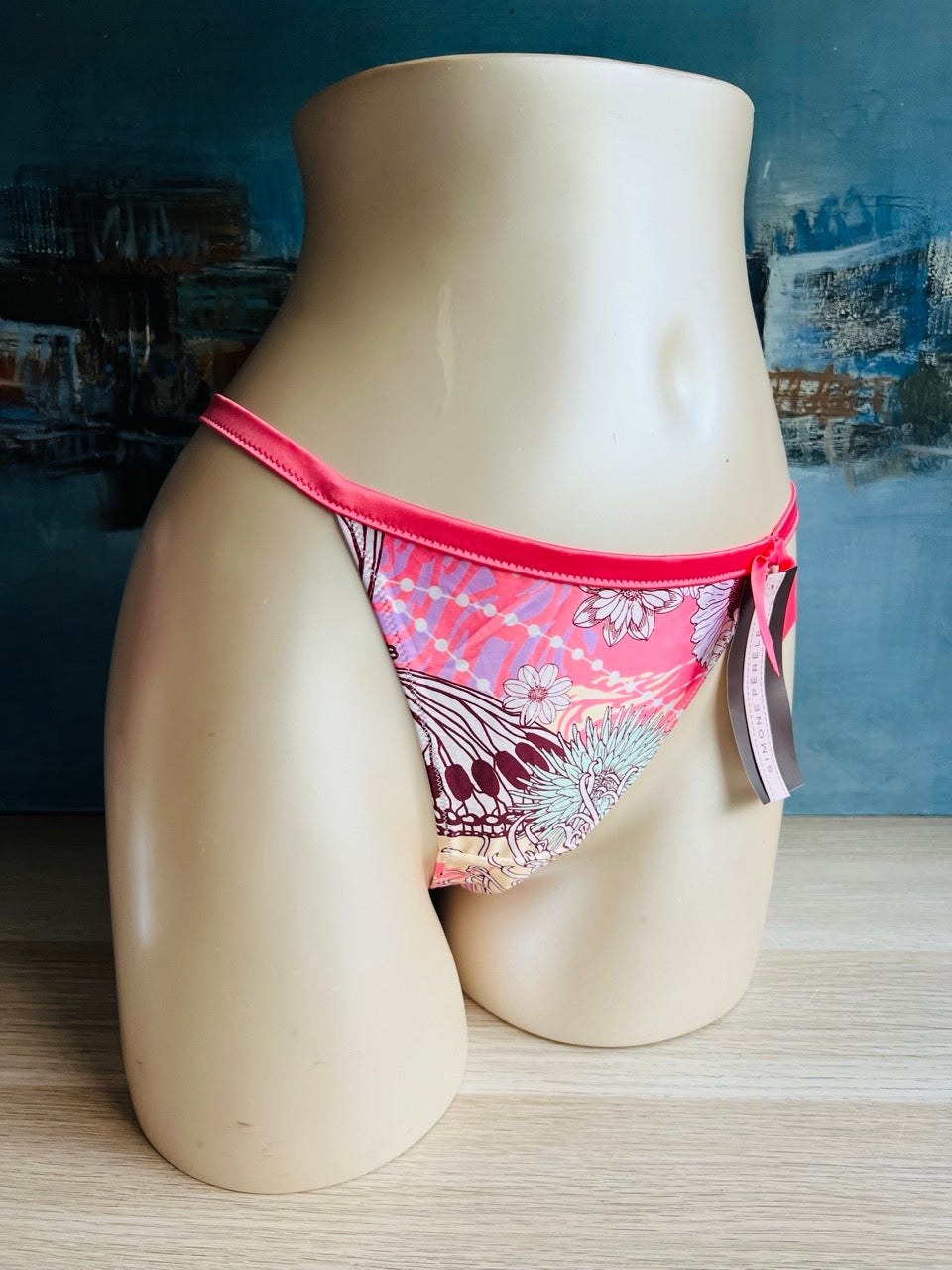 Culotte string - AQUARELLE (corail) - Simone Pérèle