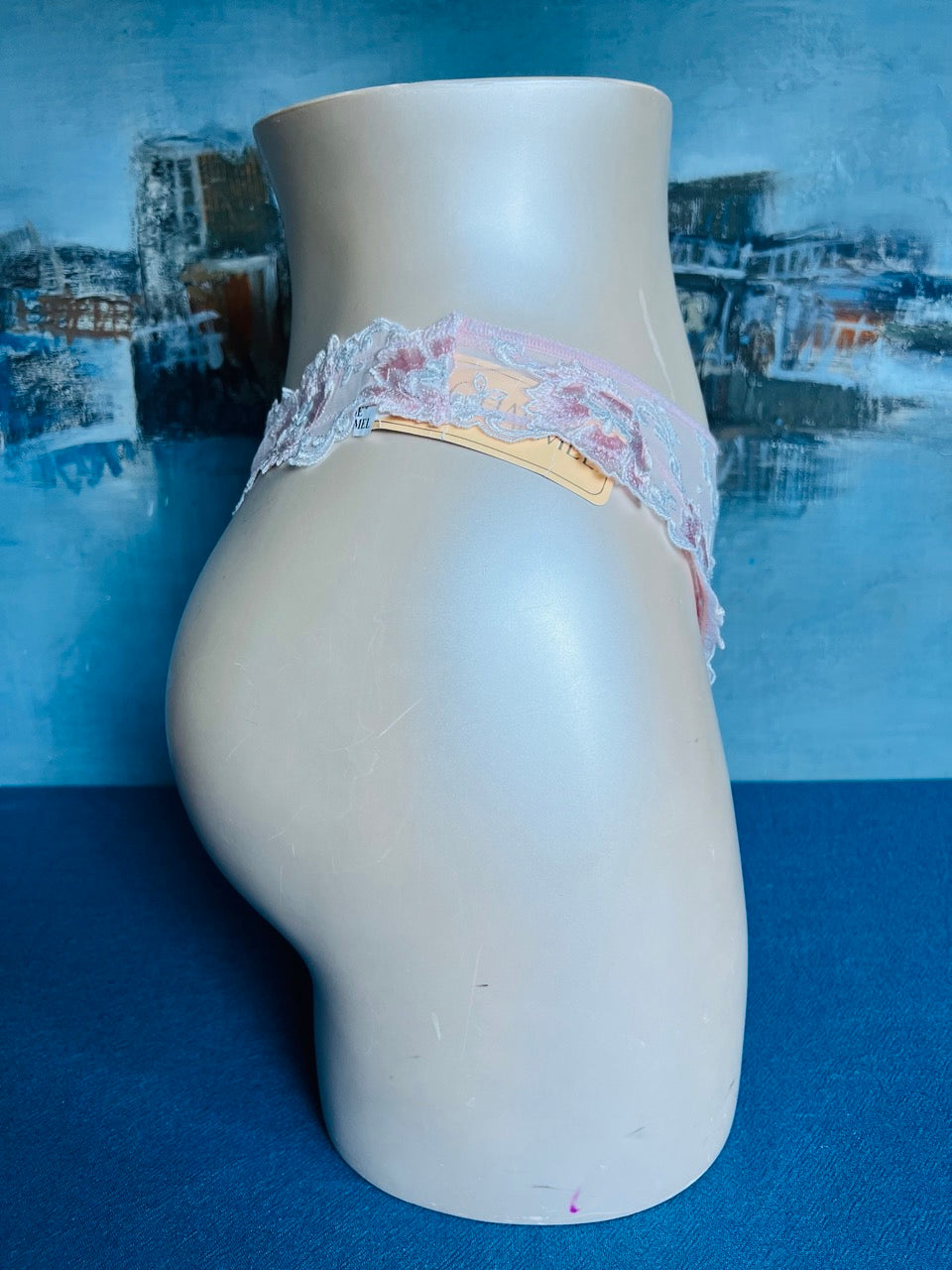 Culotte tanga - MOTS D'AMOUR rose - Lise Charmel