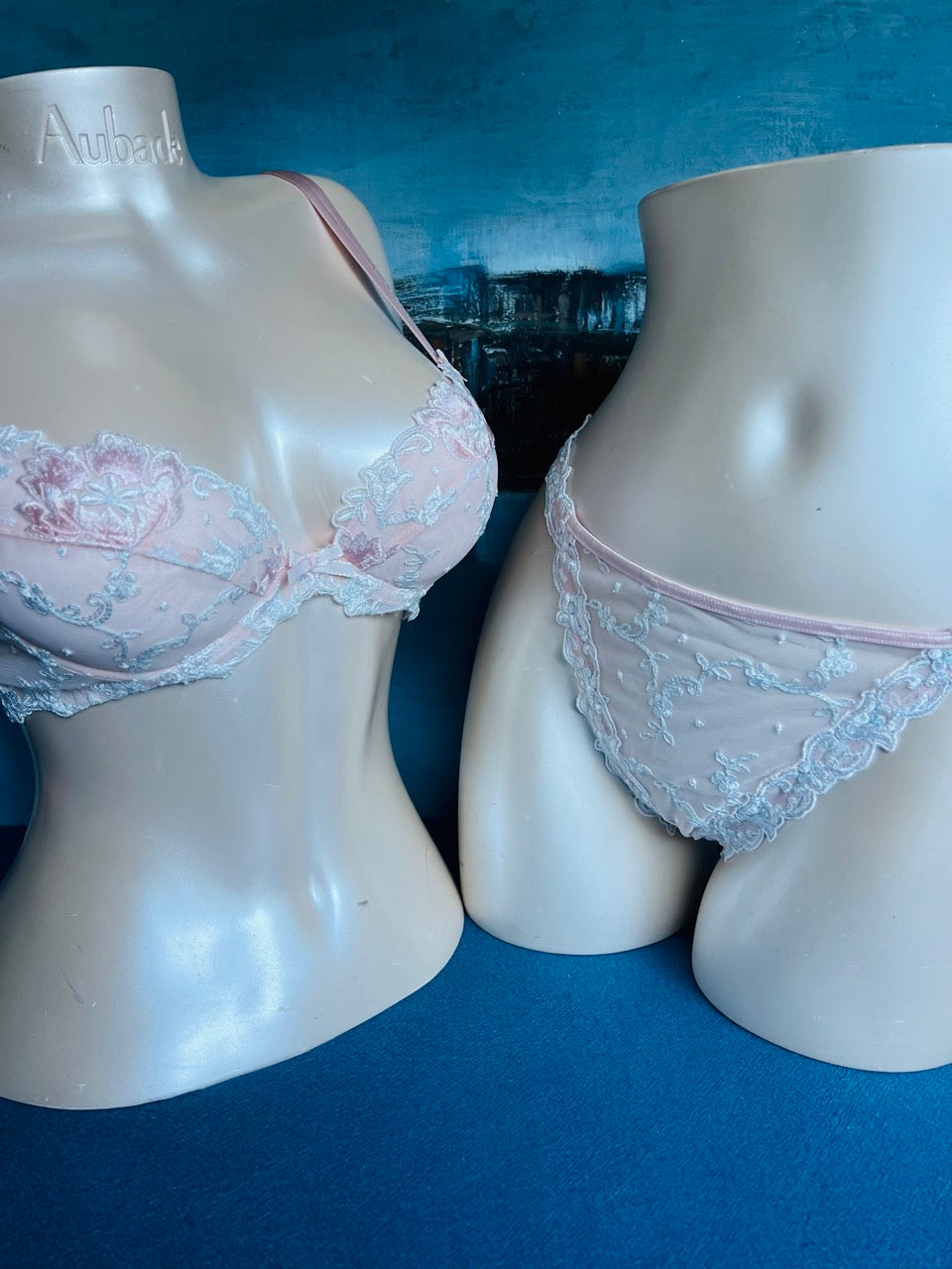 Culotte string - MOTS D'AMOUR rose - Lise Charmel