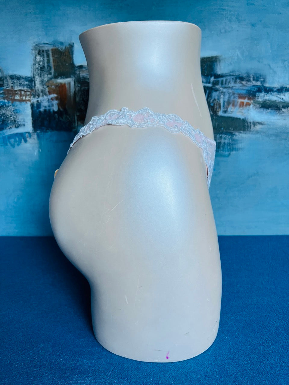 Culotte string - MOTS D'AMOUR rose - Lise Charmel