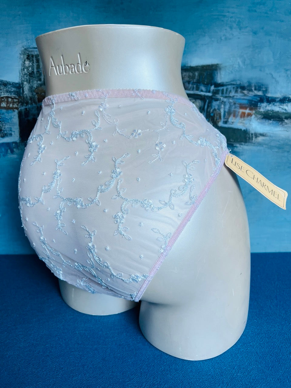 Culotte slip haut - MOTS D'AMOUR rose - Lise Charmel