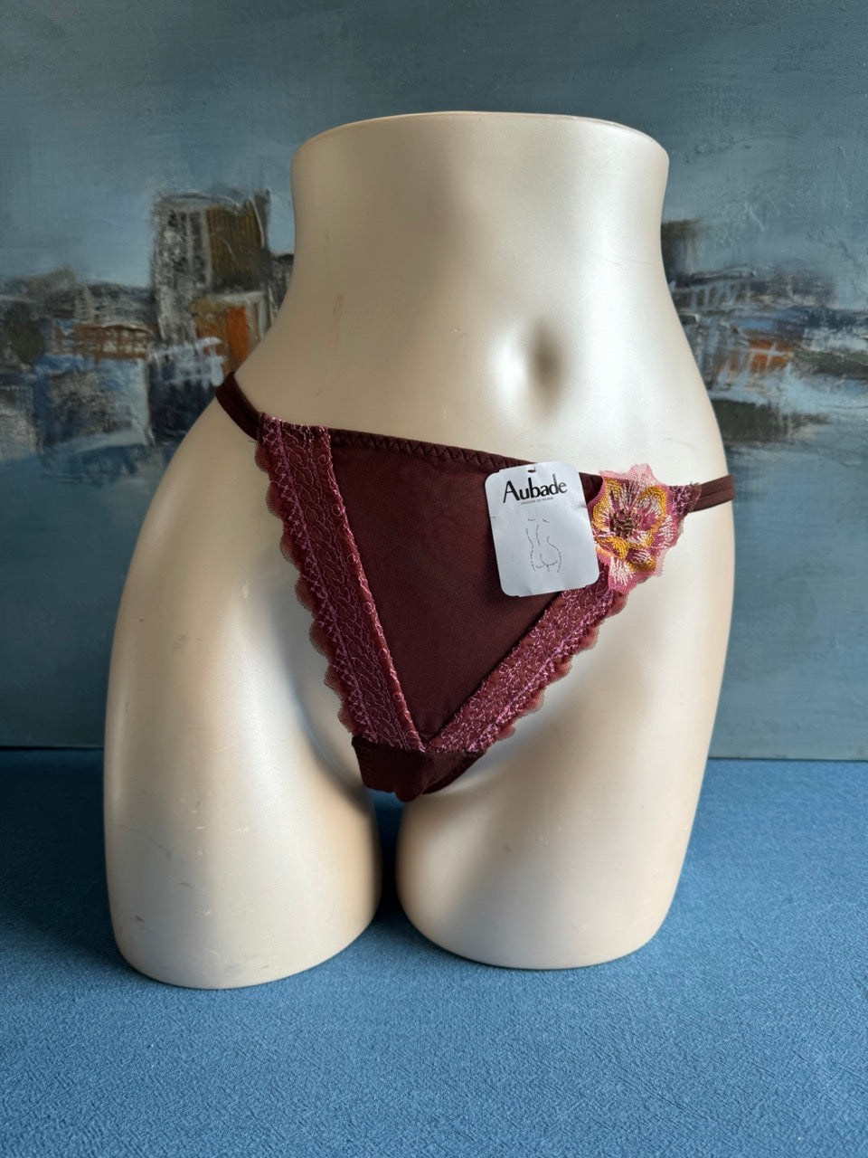 Culotte string - SOUFFLE DE FLEUR (marron) - Aubade