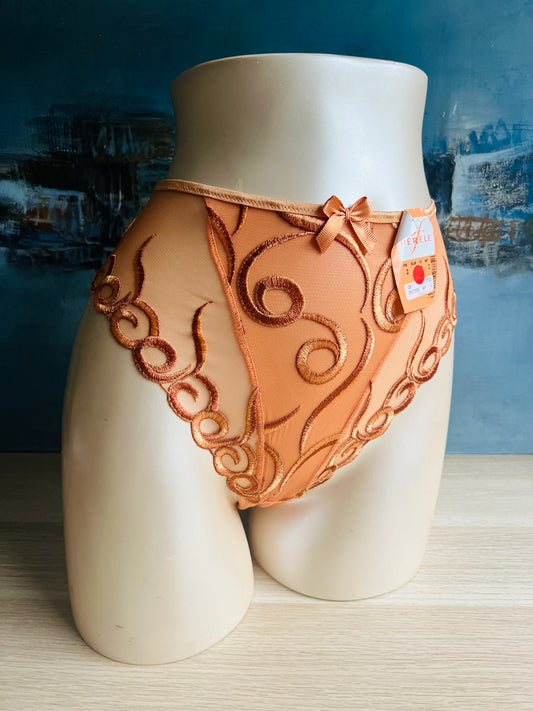 Culotte slip haut - SAMARA (orange) - Simone Pérèle