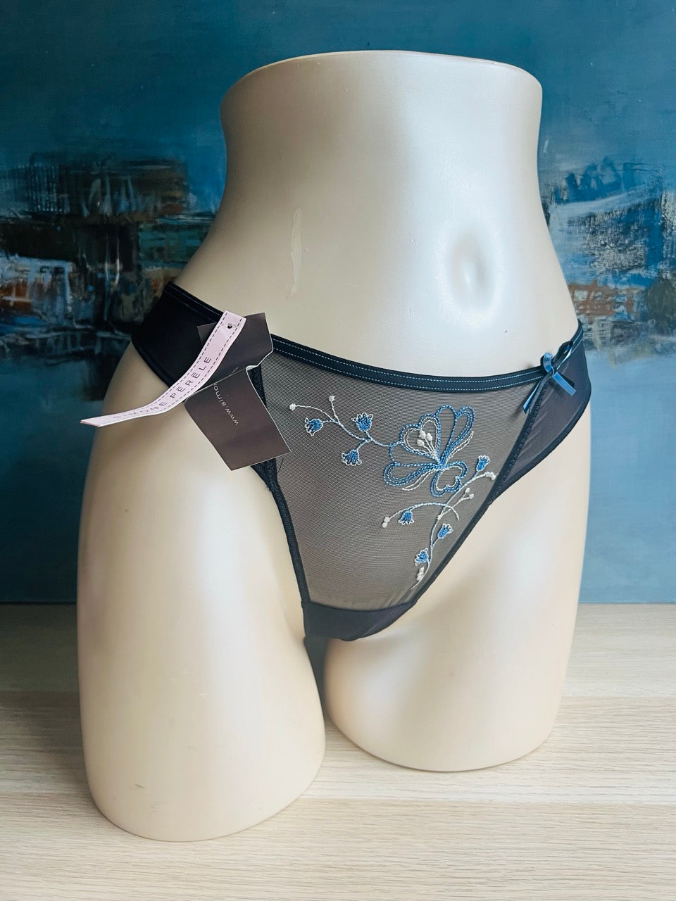 Culotte tanga - ELIZA (noir) - Simone Pérèle