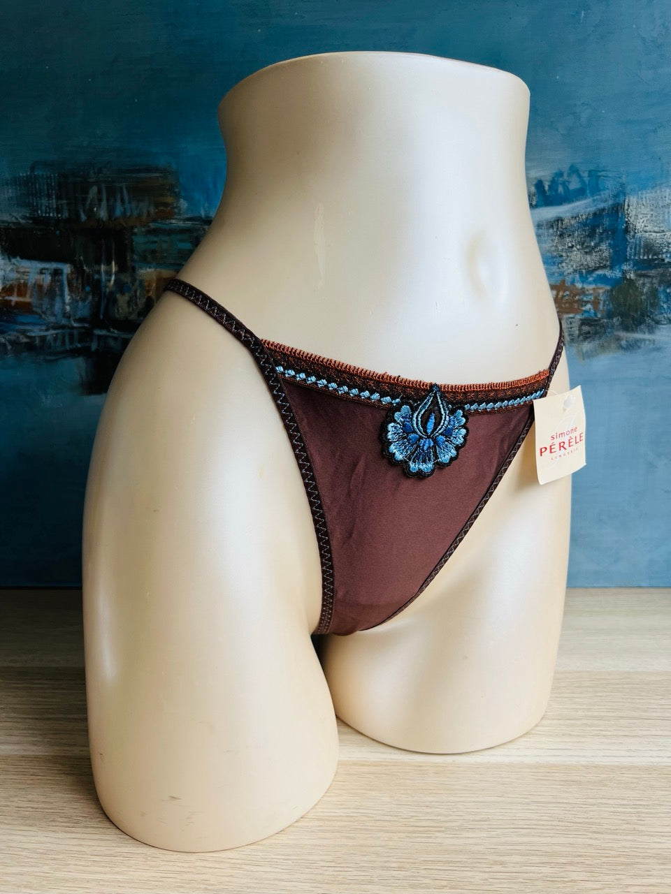 Culotte string - KATARINA marron - Simone Pérèle